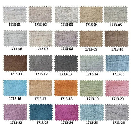 Gråt gardin med hørlook struktur