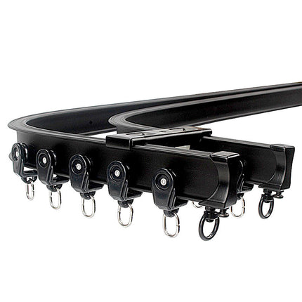 Gardinskinne til loftmontering med glidere