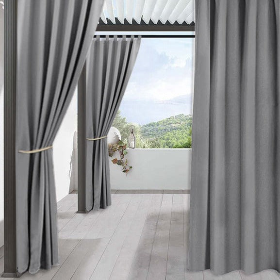 Vandafvisende udendørs gardin i lilla