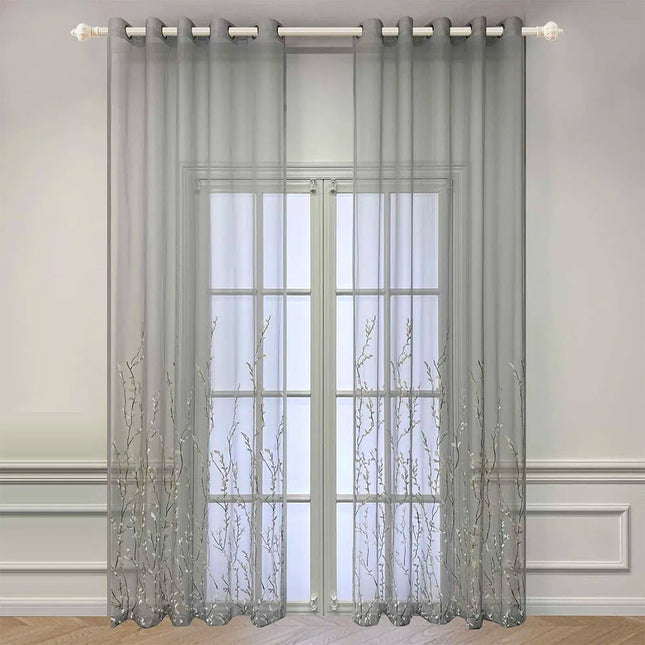 Let gardin med broderede grene