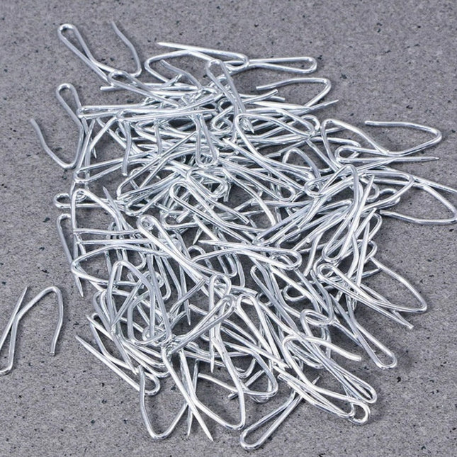 Gardinkroge i metal til rynkebånd