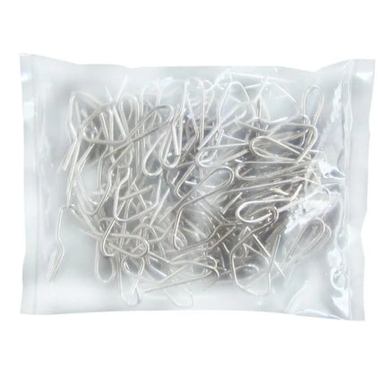 Gardinkroge i metal til rynkebånd