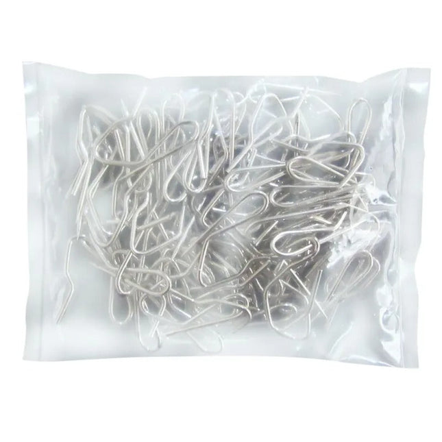 Gardinkroge i metal til rynkebånd