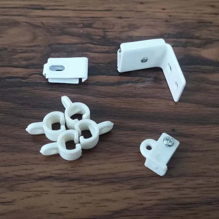 Bøjelig gardinskinne til skæve vinkler