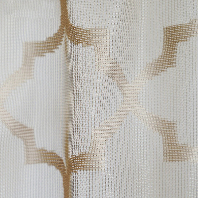 Kort cafégardin til køkkenvindue