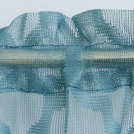 Kort cafégardin til køkkenvindue