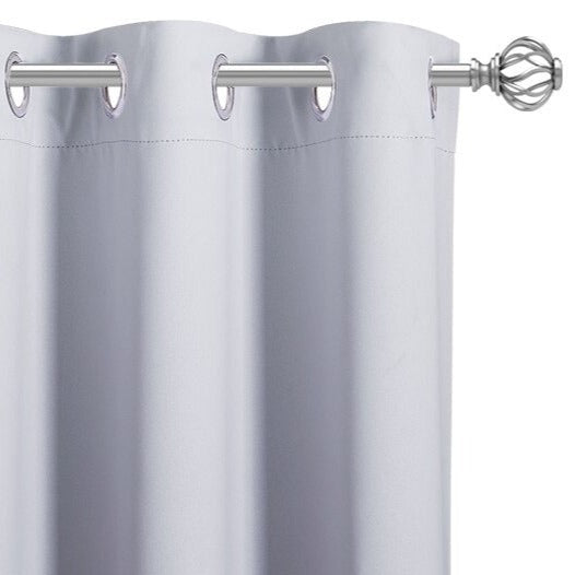 Gråt udendørs gardin til terrassen