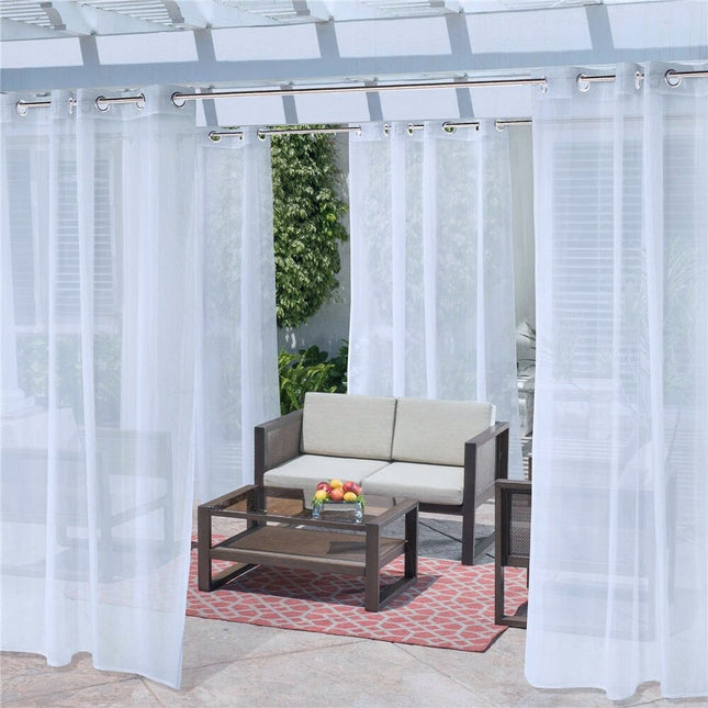Let og transparent udendørs gardin