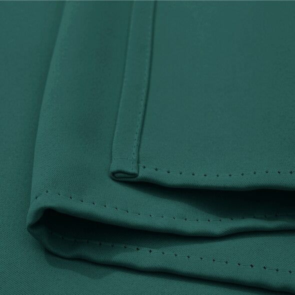 Vandtæt grønt udendørsgardin med ringe