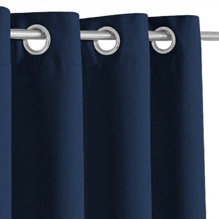 Mørkeblåt vandtæt gardin til haven