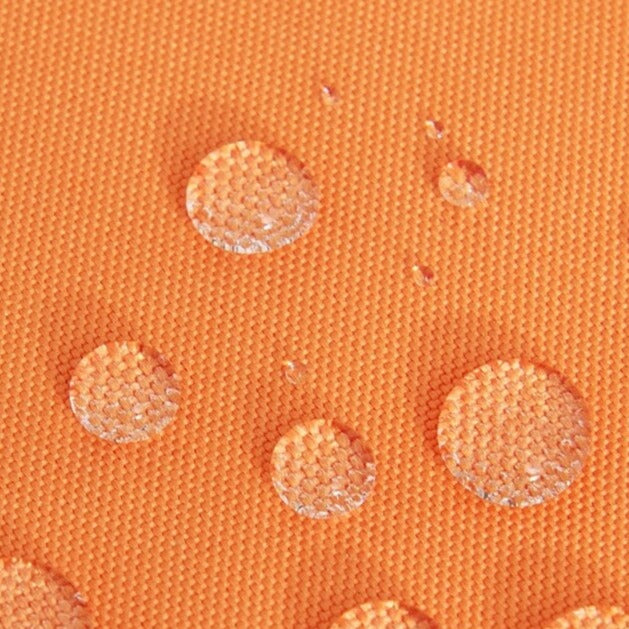 Orange havegardin til terrasse og pavillon