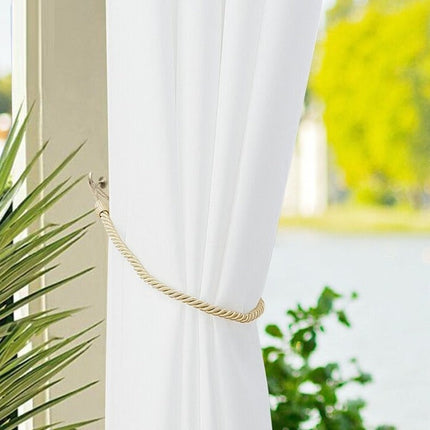 Orange havegardin til terrasse og pavillon