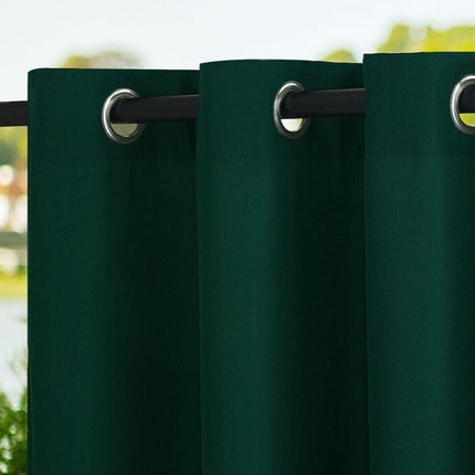 Orange havegardin til terrasse og pavillon