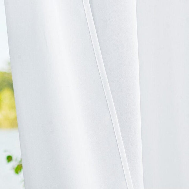 Orange havegardin til terrasse og pavillon