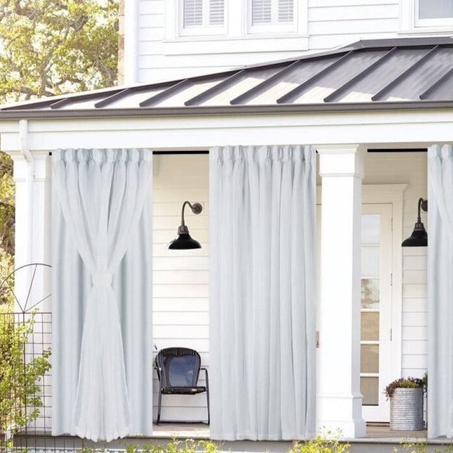 Vandafvisende udendørs gardin til altan