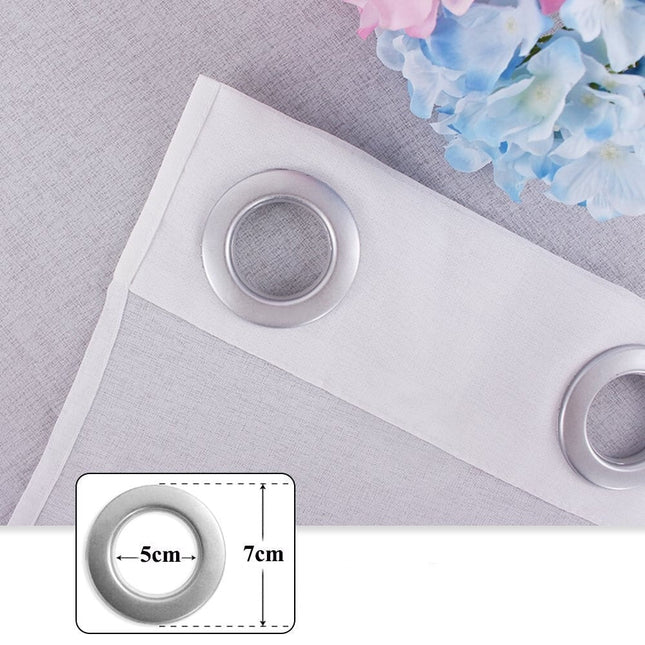 Vejrbestandigt udendørs gardin med øjer