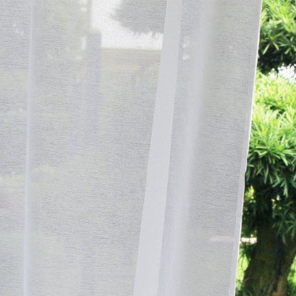 Vejrbestandigt udendørs gardin med øjer