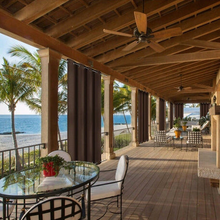 Udendørsgardin til privatliv på altanen