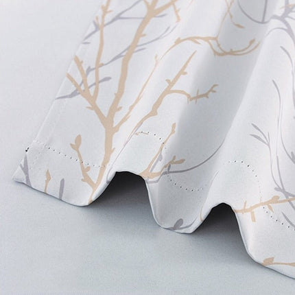 Udendørs gardin med moderne grenmønster