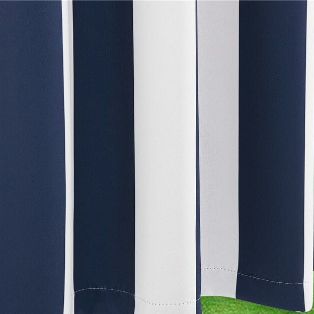 Bredstribet udendørs gardin til pergola