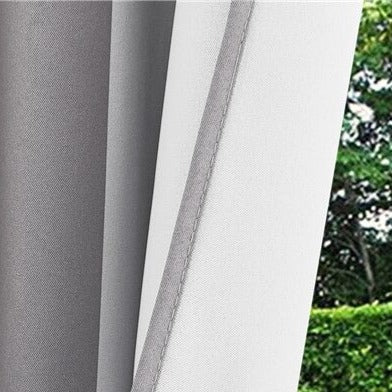 Bredstribet udendørs gardin til pergola