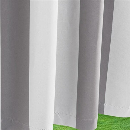 Bredstribet udendørs gardin til pergola