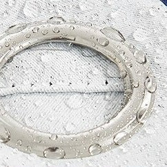 Bredstribet udendørs gardin til pergola