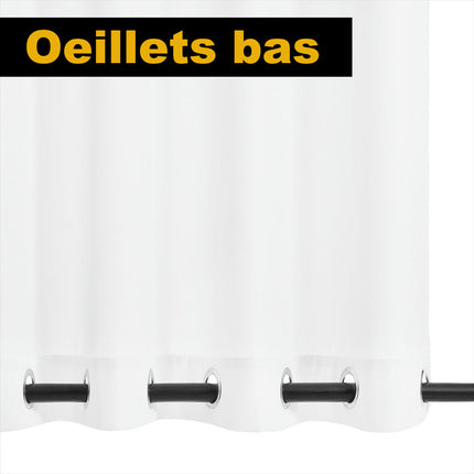 Orange havegardin til terrasse og pavillon