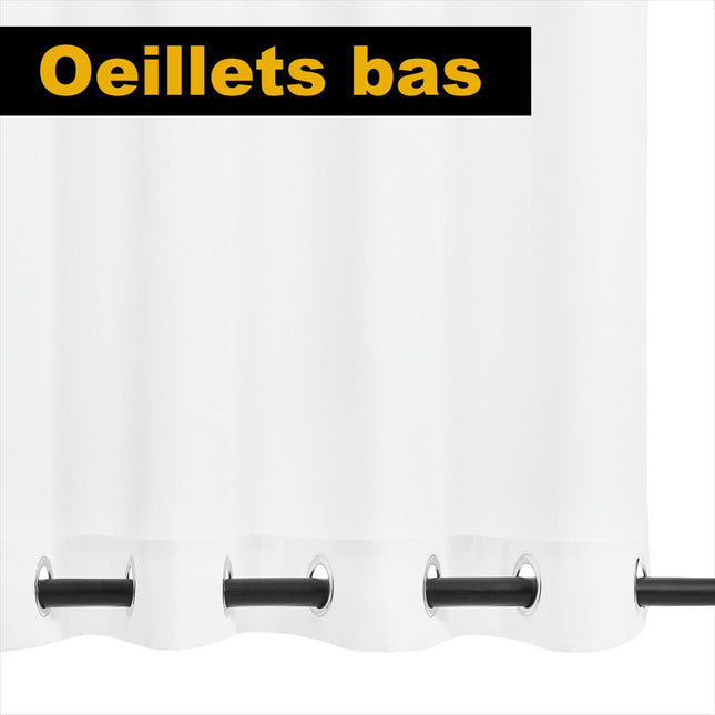 Orange havegardin til terrasse og pavillon