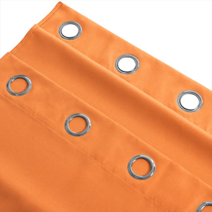 Orange havegardin til terrasse og pavillon