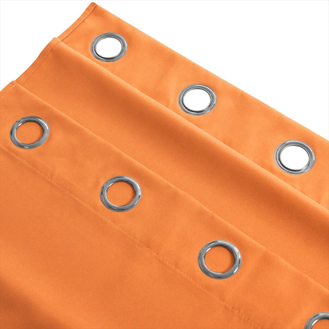 Orange havegardin til terrasse og pavillon