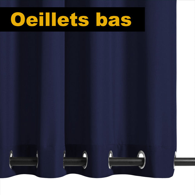 Orange havegardin til terrasse og pavillon