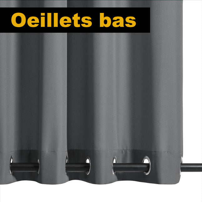 Orange havegardin til terrasse og pavillon