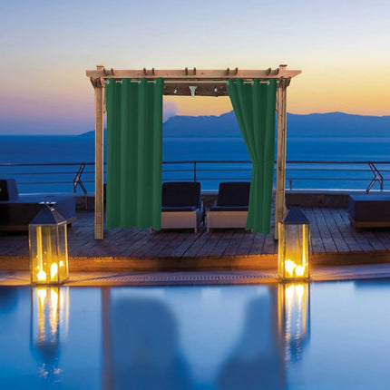 Vandtæt udendørs gardin med ringe