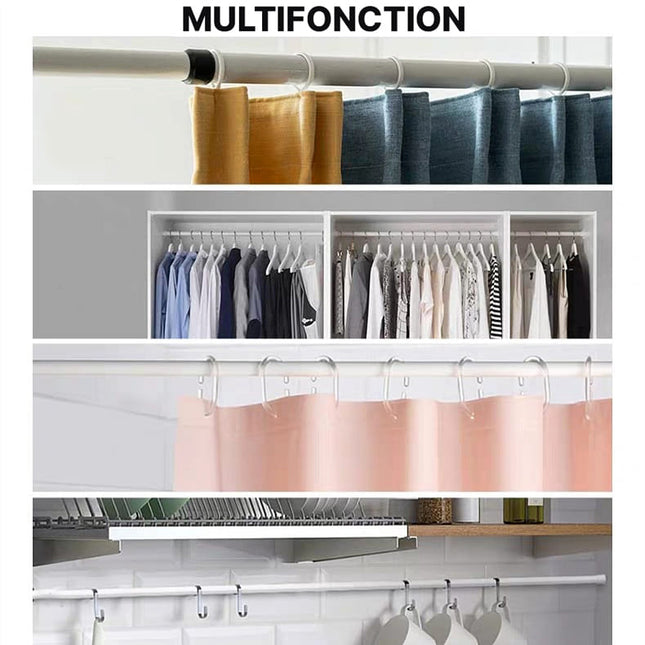 Justerbar teleskop gardinstang