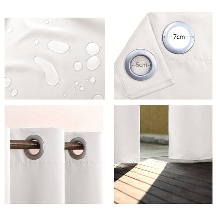 Slidstærkt gardin til havepavillon