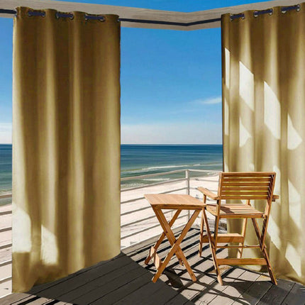 Kraftigt udendørs gardin til udestue