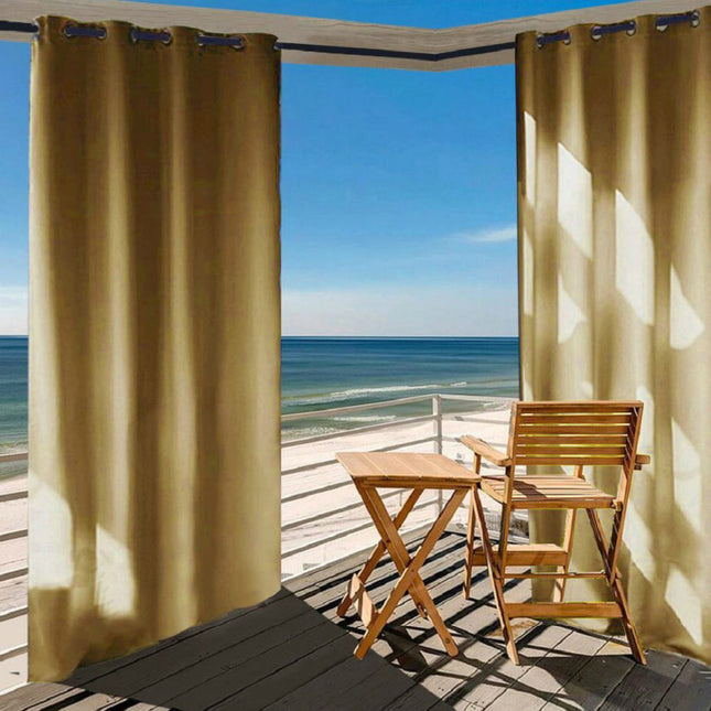 Kraftigt udendørs gardin til udestue