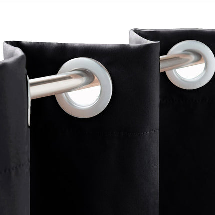 Sort vindtæt gardin til pergola