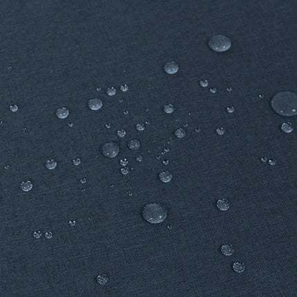 Mørkeblåt havegardin til pergola og terrasse