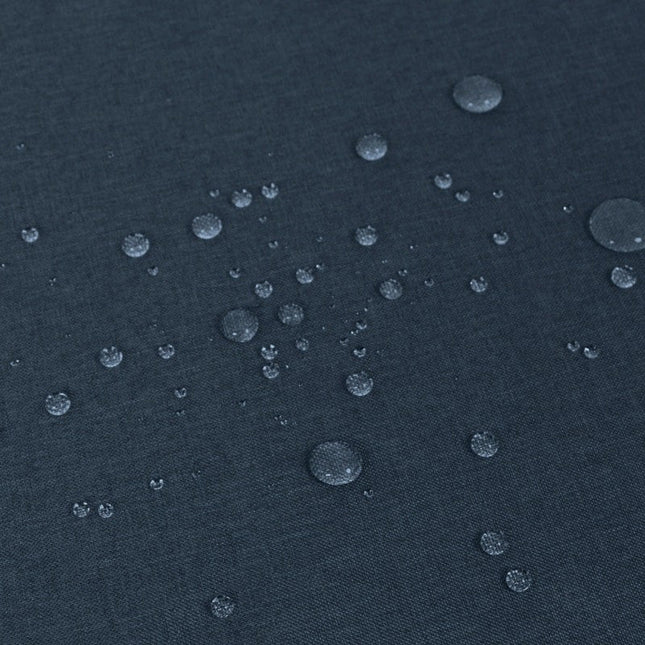 Mørkeblåt havegardin til pergola og terrasse