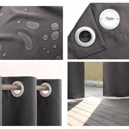 Slidstærkt gardin til pergola og altan