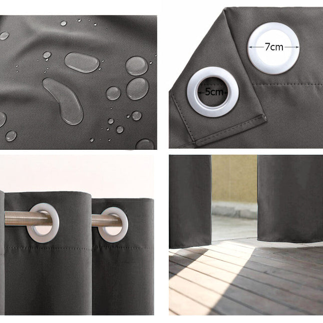 Slidstærkt gardin til pergola og altan