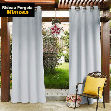 Slidstærkt gardin til havepavillon