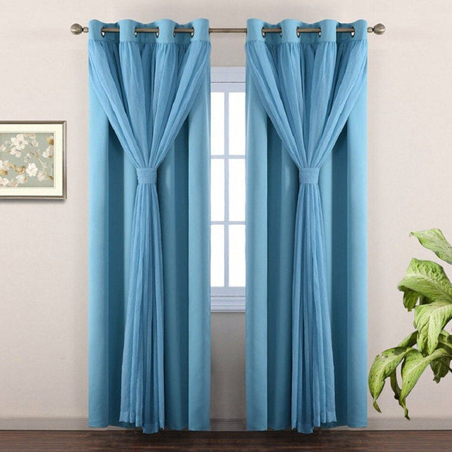 Lovelace dobbeltlags mørklægningsgardin