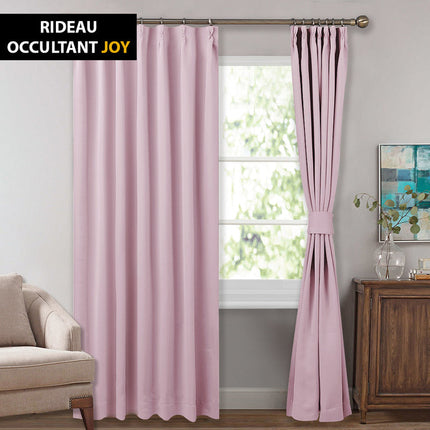 Joy mørklægningsgardin i sart rosa