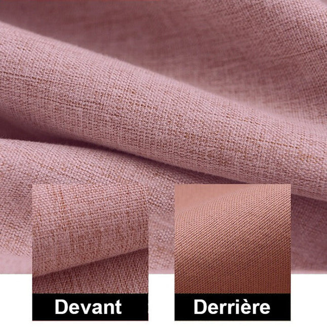 Lyserødt mørklægningsgardin til pigeværelset