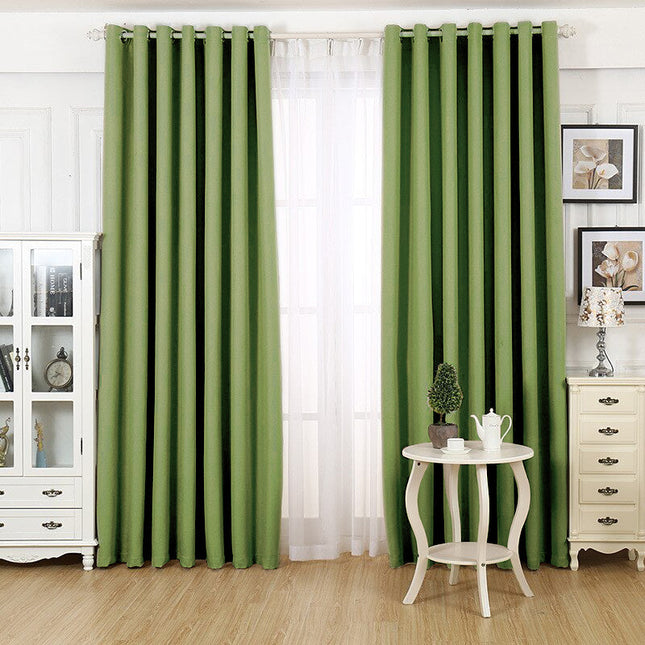 Æblegrønt mørklægningsgardin til børneværelset