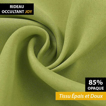 Lysegrønt mørklægningsgardin til stuen