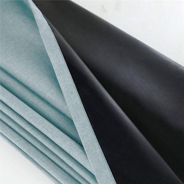 Vejrbestandigt udendørs gardin med ringe